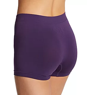 Seamless Comfort Boyshort Panty Dark Plum L