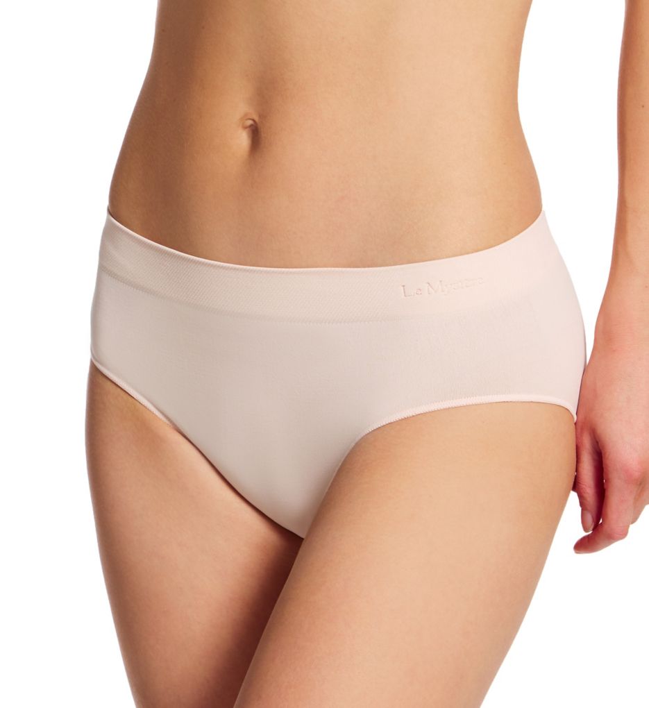 Le Mystere Women's Seamless Comfort Hipster Panty in Beige | Size XL | HerRoom.com