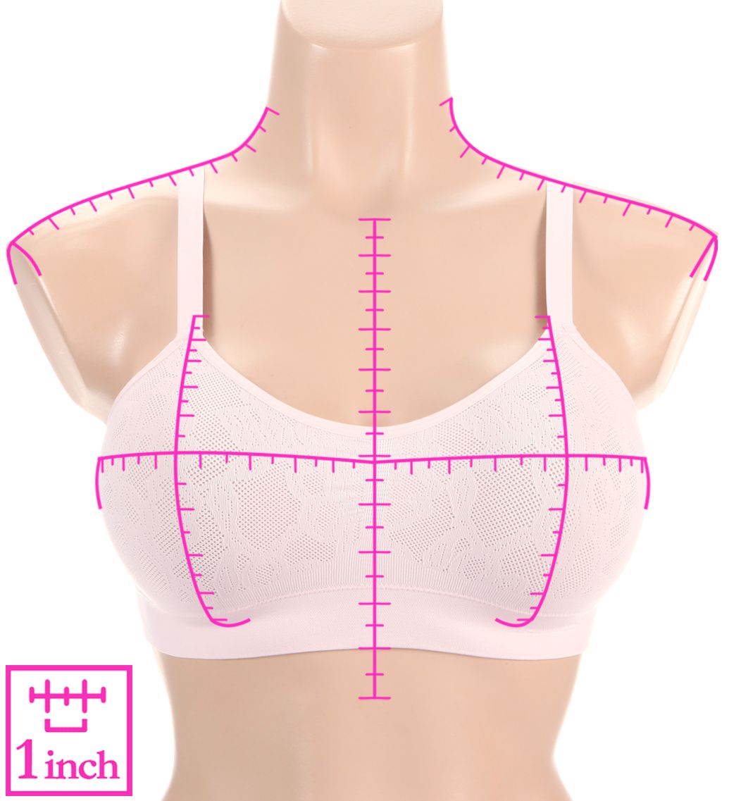 Le Mystere Lace Knit Seamless Wireless Bralette 3023 - Image 3