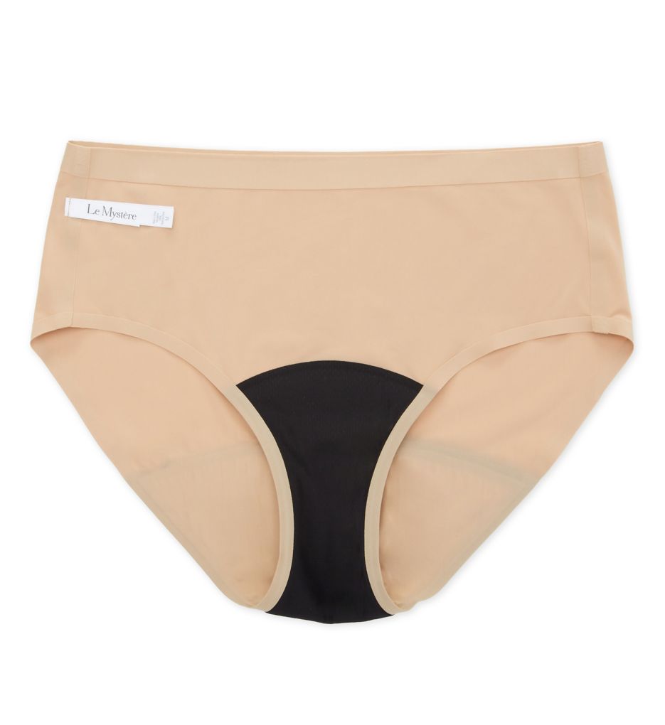 Le Mystere Smooth Shape Leak Resistant Hipster Panty I422E Blue Wave M  - Image 4