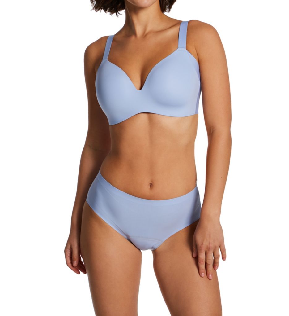 Le Mystere Smooth Shape Leak Resistant Hipster Panty I422E Blue Wave M  - Image 5