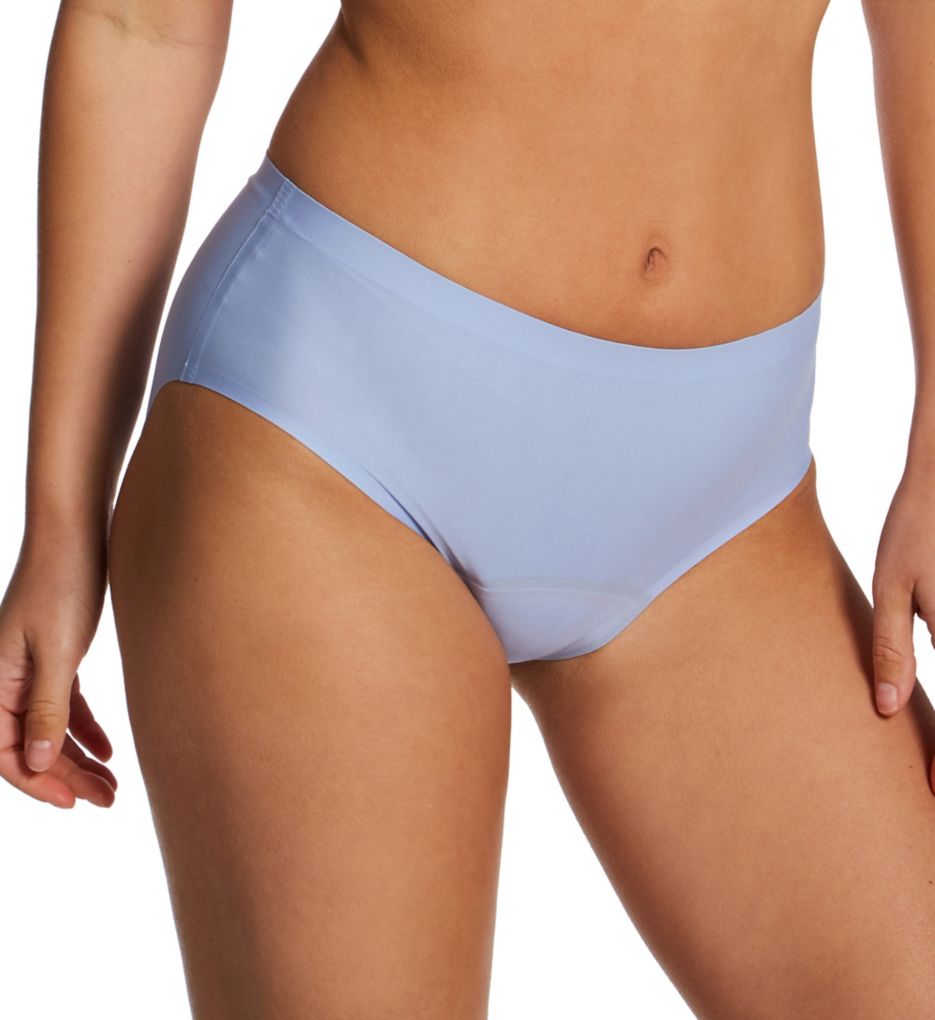Le Mystere Smooth Shape Leak Resistant Hipster Panty I422E Blue Wave L  - Image 1
