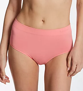 Seamless Comfort Brief Panty Coral Sands XL