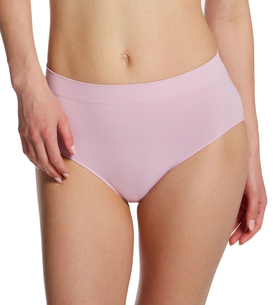 Le Mystere Women's Seamless Comfort Brief Panty in Purple | Size Large | HerRoom.com