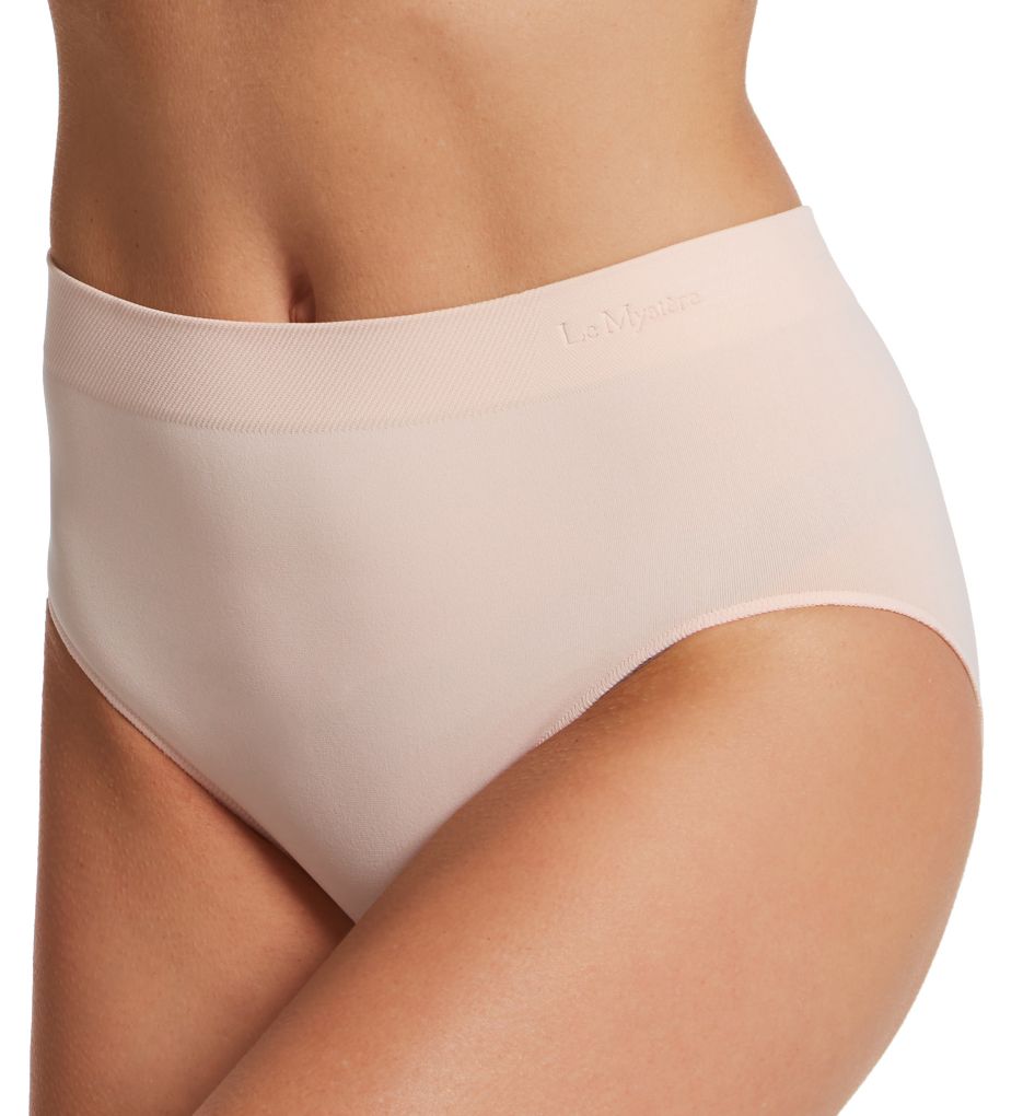 Le Mystere Women's Seamless Comfort Brief Panty in Beige | Size Small | HerRoom.com