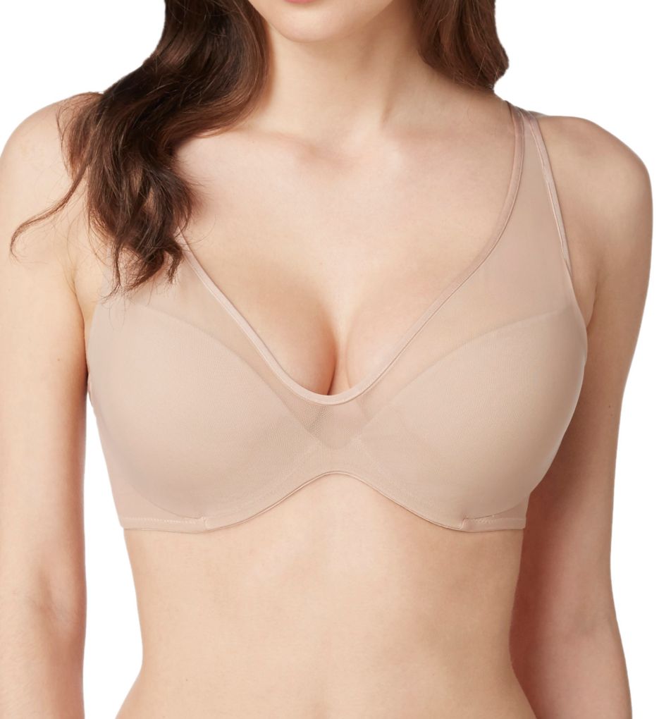 Le Mystere (2048228) -- Le Mystere 4484 Sheer Illusion Demi Underwire T-Shirt Bra (Natural 38F)