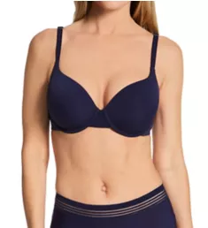 Second Skin Back Smoother T-Shirt Bra Evening Blue 34G