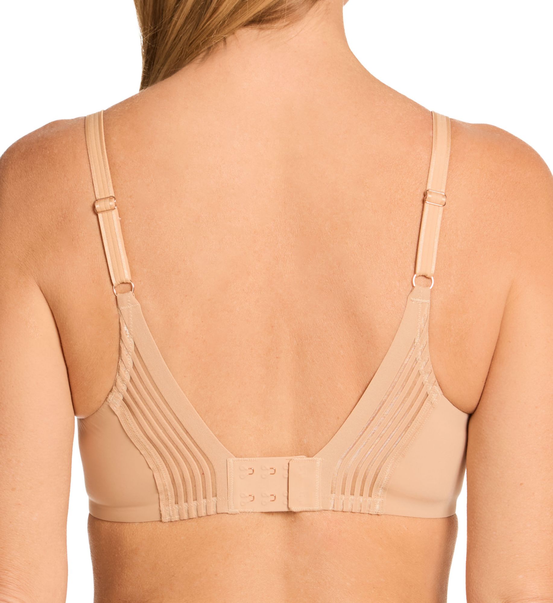 Le Mystere Second Skin Back Smoother T-Shirt Bra Natural 38D  - Image 2
