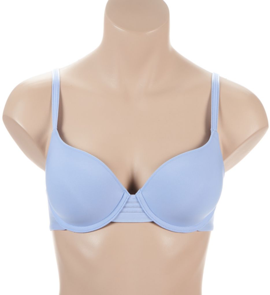 Le Mystere's Second Skin Uplift T-shirt Bra in Natural & Charcoal