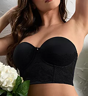 Lace Allure Underwire Bustier Black 36D