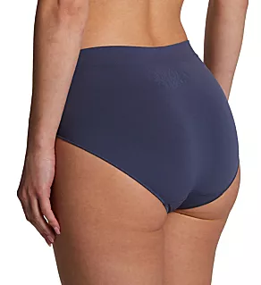 Seamless Comfort Hi Cut Panty Azure S