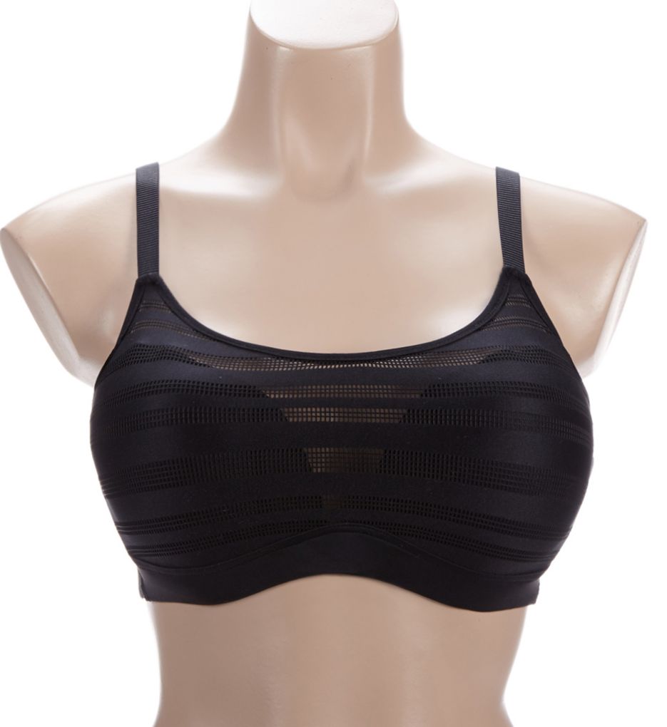 Active Balance Underwire Sports Bra Black 34B by Le Mystere