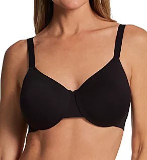 Seamless Comfort Unlined Underwire Bra Black 32E