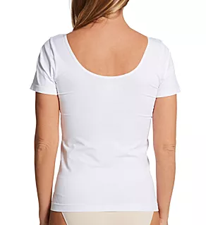 Seamless Comfort The Perfect Tee White S