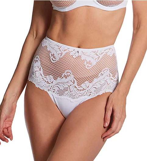 Le Mystere Lace Allure High Waist Thong Panty 7946