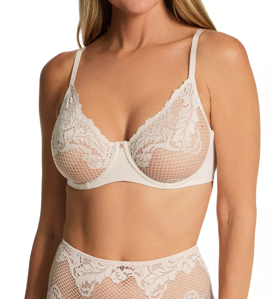 Lace Allure Unlined Bra Soft Shell 34F
