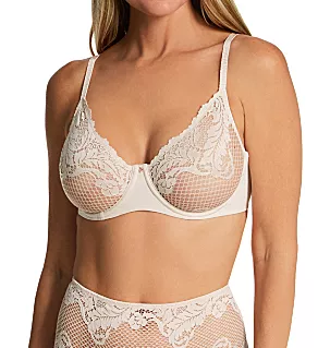 Lace Allure Unlined Bra Soft Shell 32C