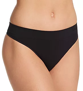 Seamless Comfort Thong Panty Black S