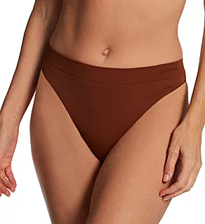 Seamless Comfort Thong Panty Bronzite S