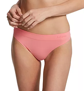 Seamless Comfort Thong Panty Coral Sands XL
