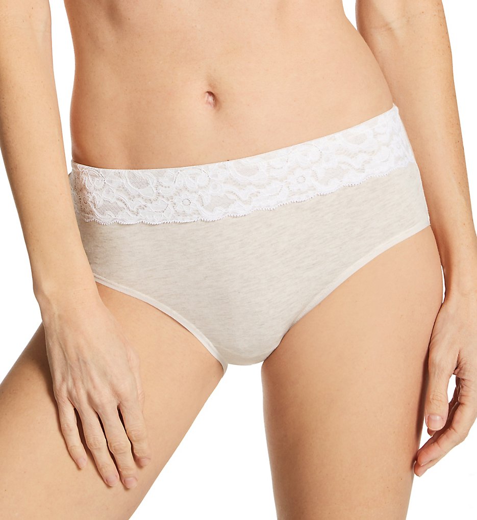 Le Mystere - Le Mystere 9020 Cotton Touch Brief Panty (Oatmeal Heather XL)