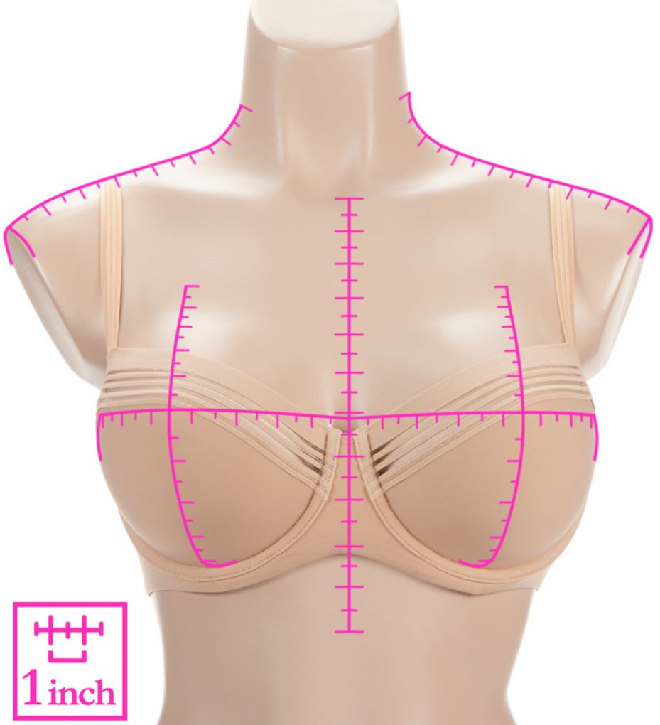 Le Mystere Second Skin Unlined Demi Underwire Bra 9321 - Image 3