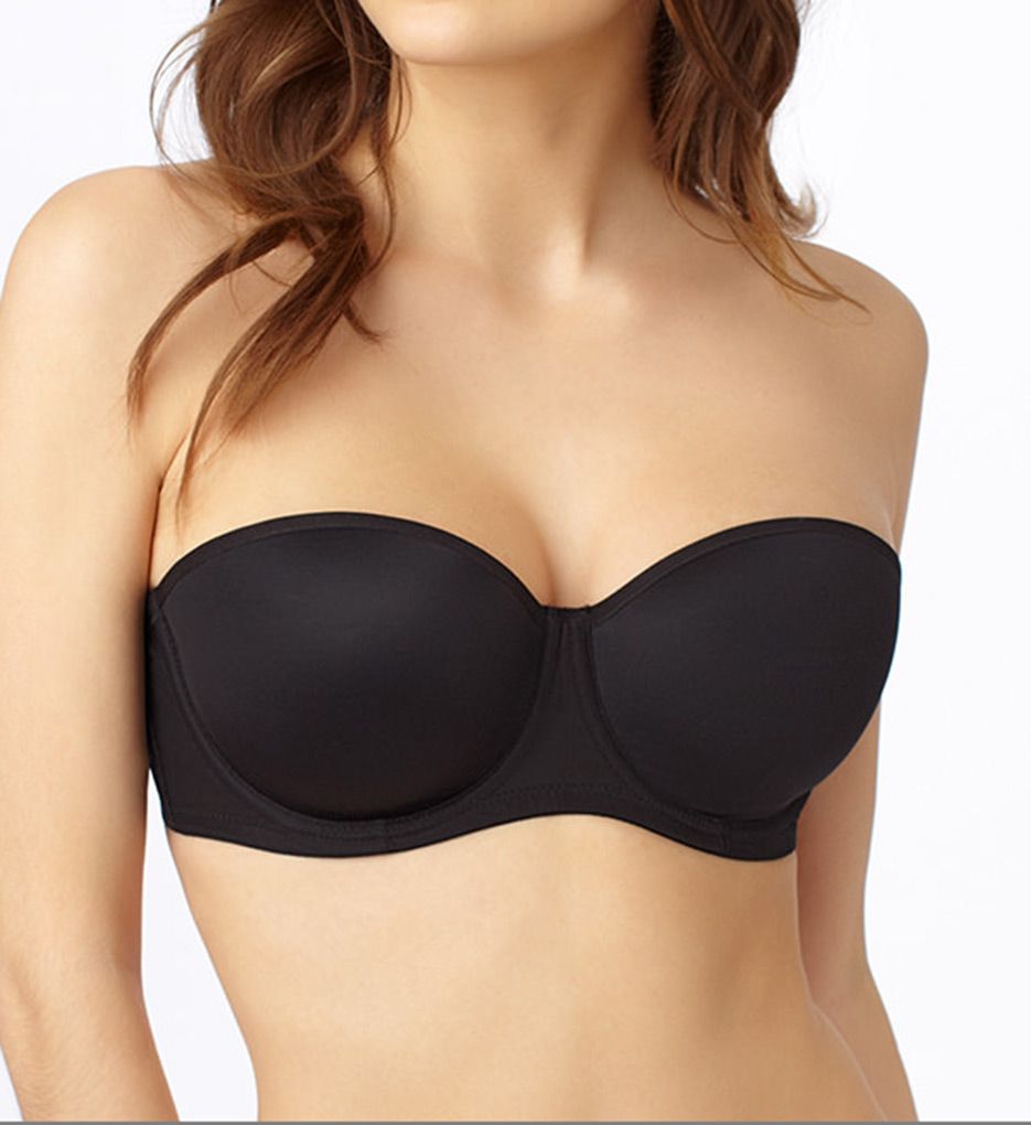 Le Mystere Womens Soiree Strapless Bra 9756 34H Black 