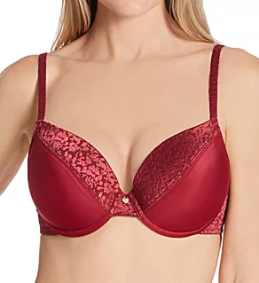 Safari Plunge T-Shirt Bra Garnet 34D
