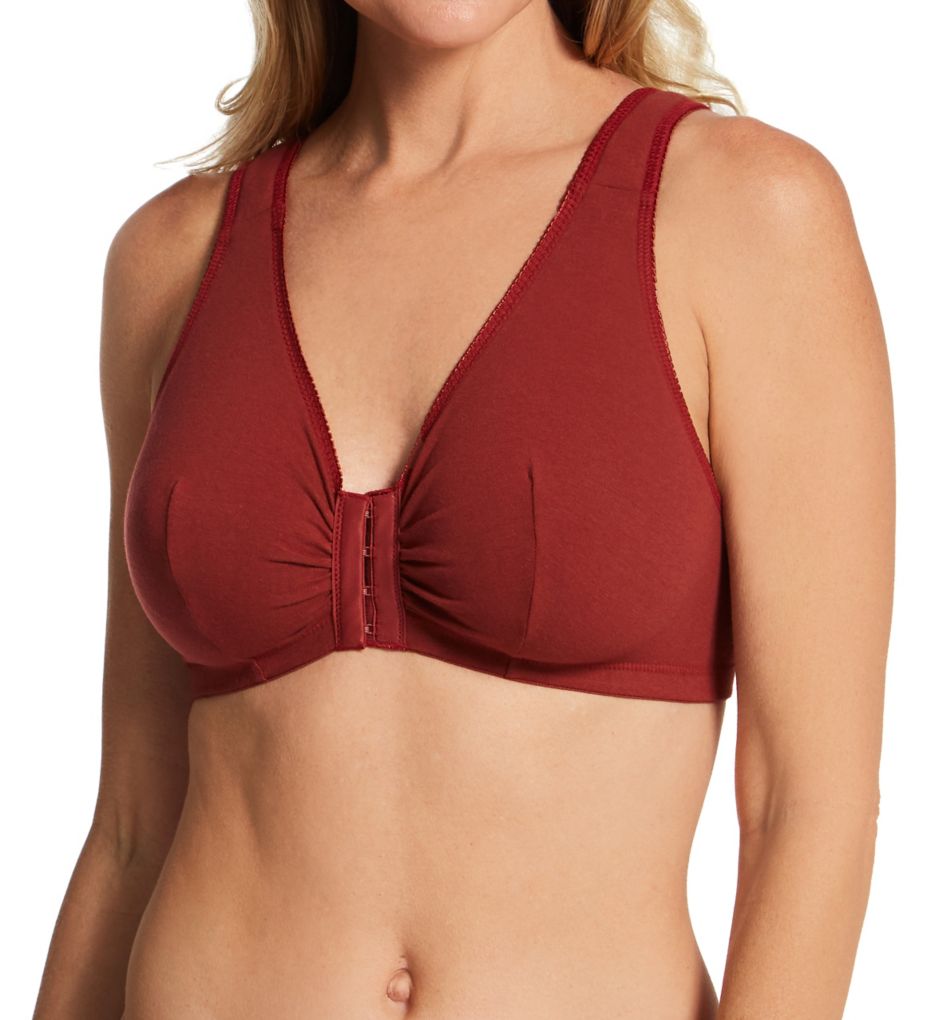 Leading Lady Meryl Cotton Front-Closure Comfort & Sleep Bra - Comfy Cotton Sleep  and Leisure Bras For Women. at  Women's Clothing store