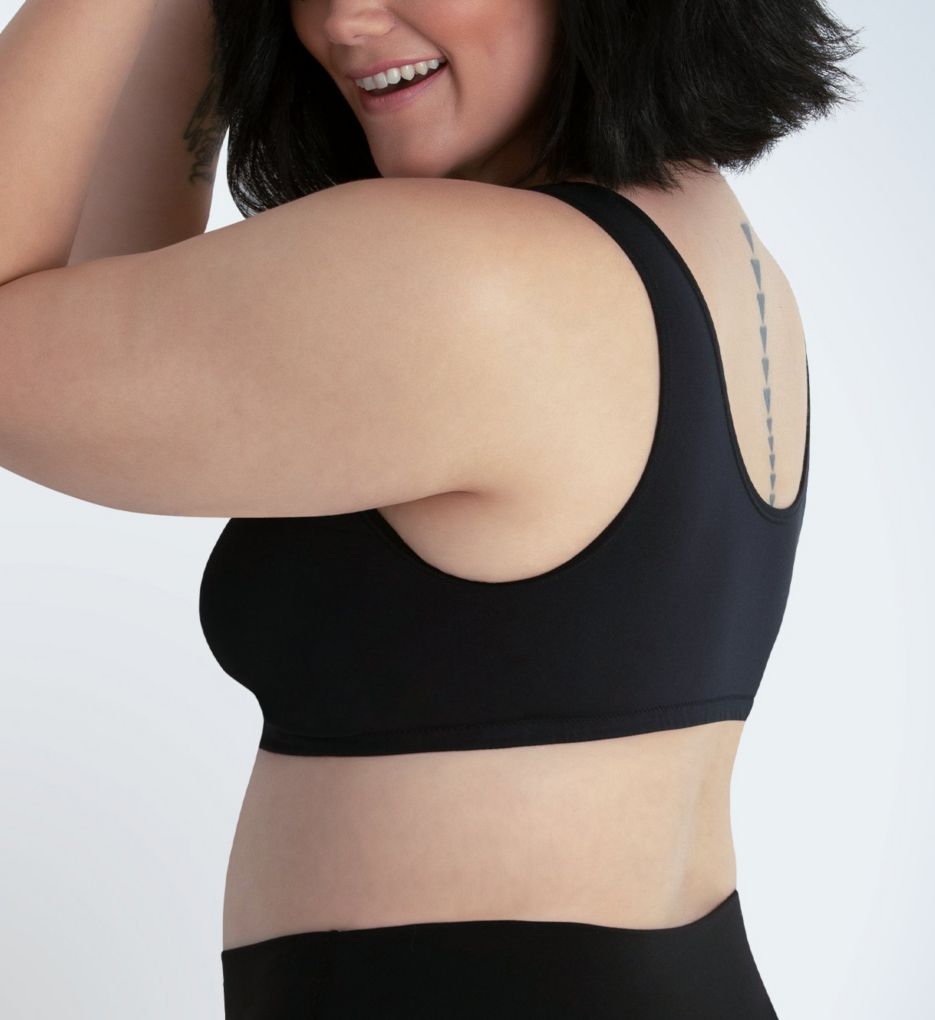 Leading Lady Laurel Seamless Front Closure Bra Black Onyx XL  - Image 2