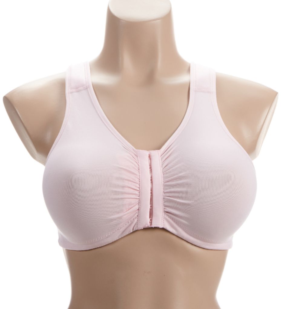 Laurel Seamless Comfort Front Closure Wireless Bra by Leading Lady