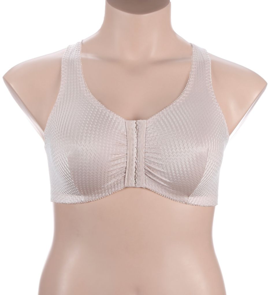 LEADING LADY Women's Lace Covered Wirefree Posture Bra, The Grace