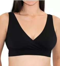 Harmony Dreamy Comfort Cotton Sleep & Leisure Bra Jet Black 2X