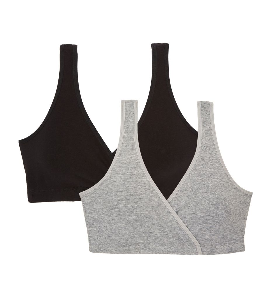 Cotton Breathable Sleep and Leisure Bra - 2 Pack-cs2