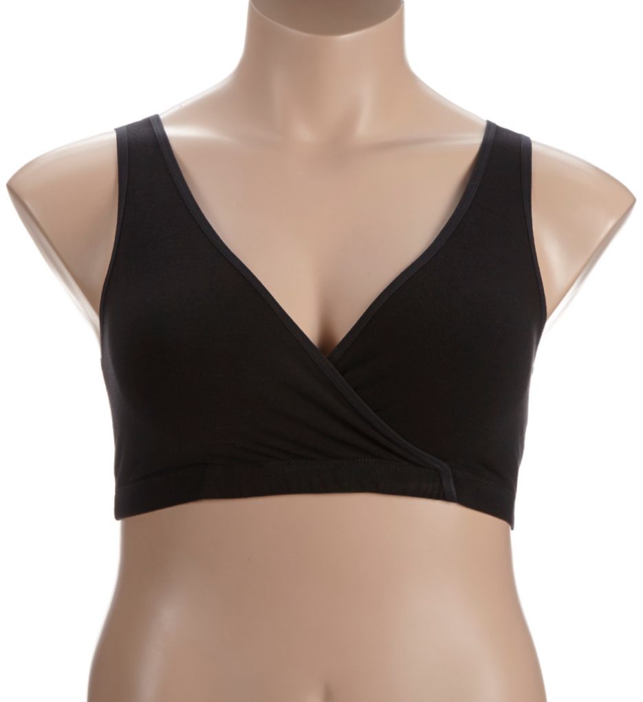 Cotton Breathable Sleep and Leisure Bra - 2 Pack-fs