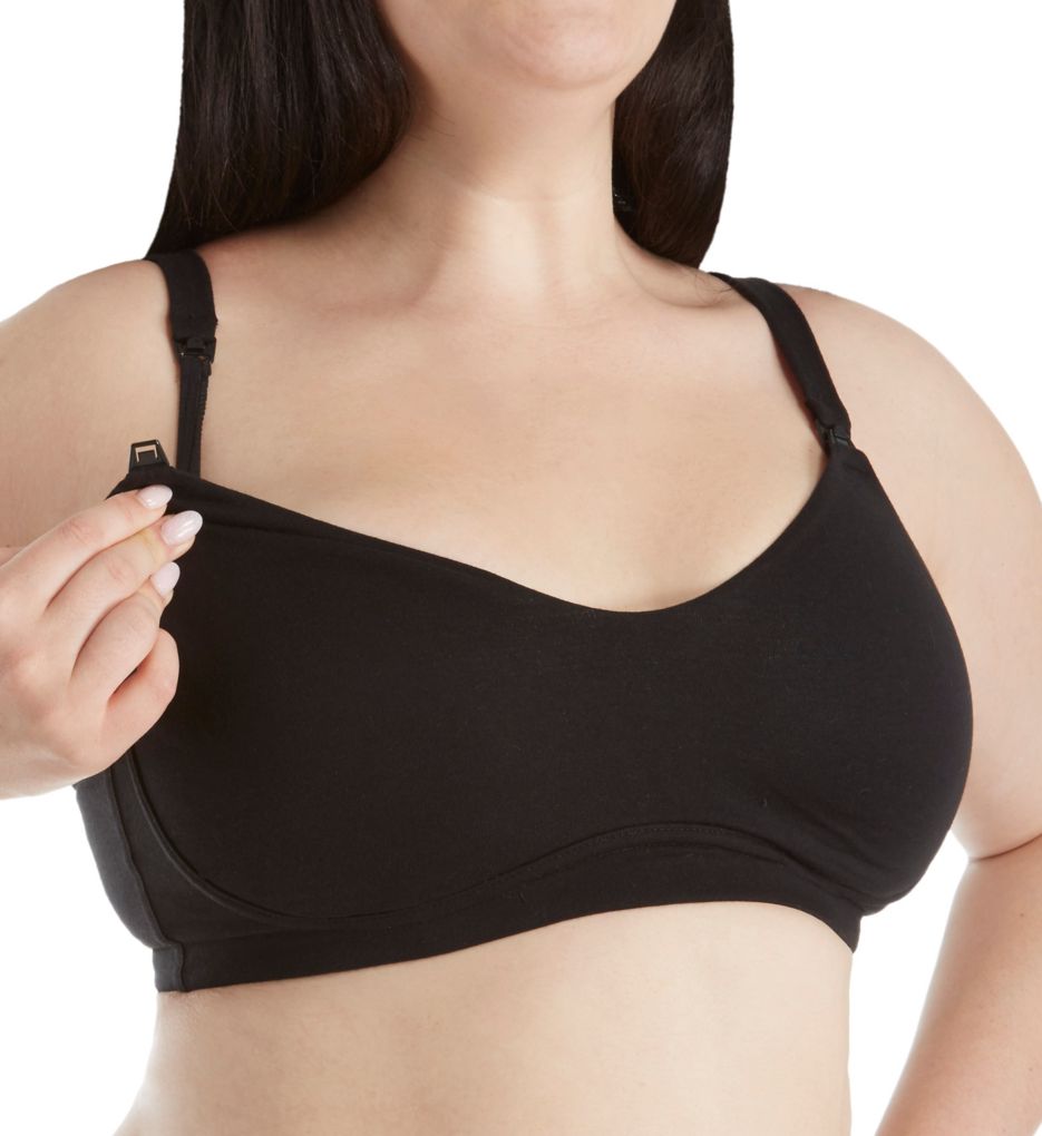 Cotton Wirefree Sports Nursing Bra