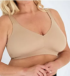 Claire Dreamy Comfort Every-Day Wirefree Bra Beige 38A