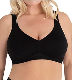 Claire Dreamy Comfort Every-Day Wirefree Bra Black 38A