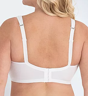 Claire Dreamy Comfort Every-Day Wirefree Bra White 38A