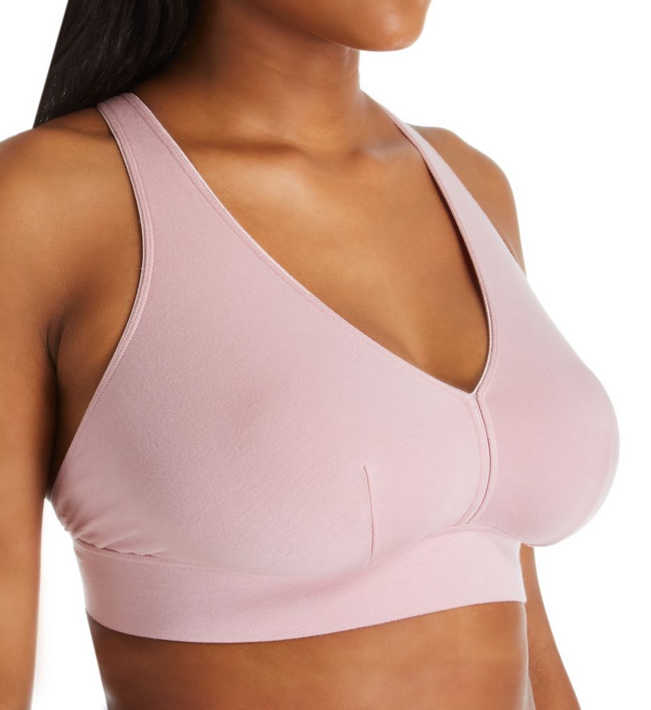 Leading Lady : Leading Lady 5070 Greta Wirefree Crossback Bra (Modern Pale Violet XL)