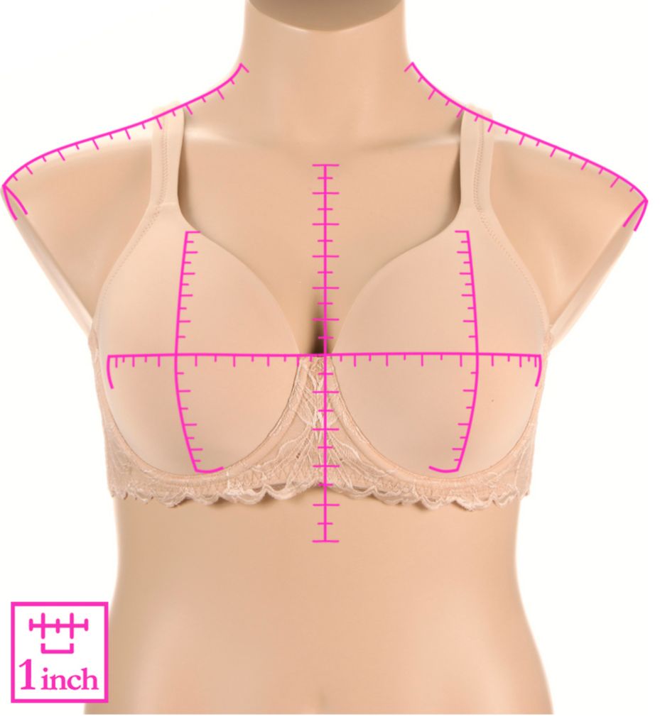 Leading Lady Chloe Lace Band Molded Underwire T-Shirt Bra 5134 - Image 3