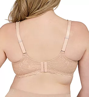 Zoey Lace Band Molded Wireless T-Shirt Bra Sand 46A