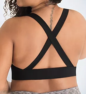 Greta Front Close Crossback Bra Black 2X