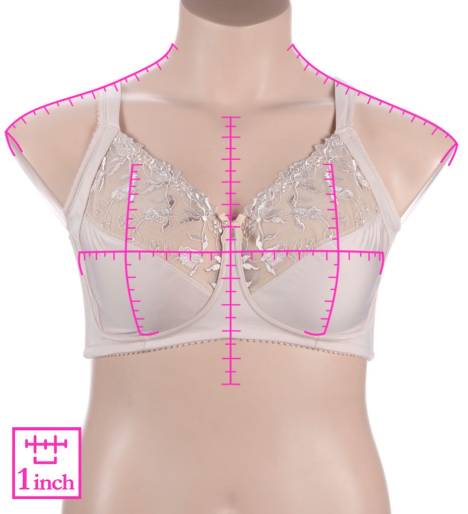 Dreamy Comfort Wirefree Half Cup Lace Bra-ns7