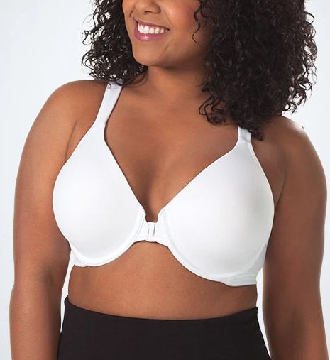 Leading Lady Brigitte Luxe Side Smoothing Bra Size 42G White