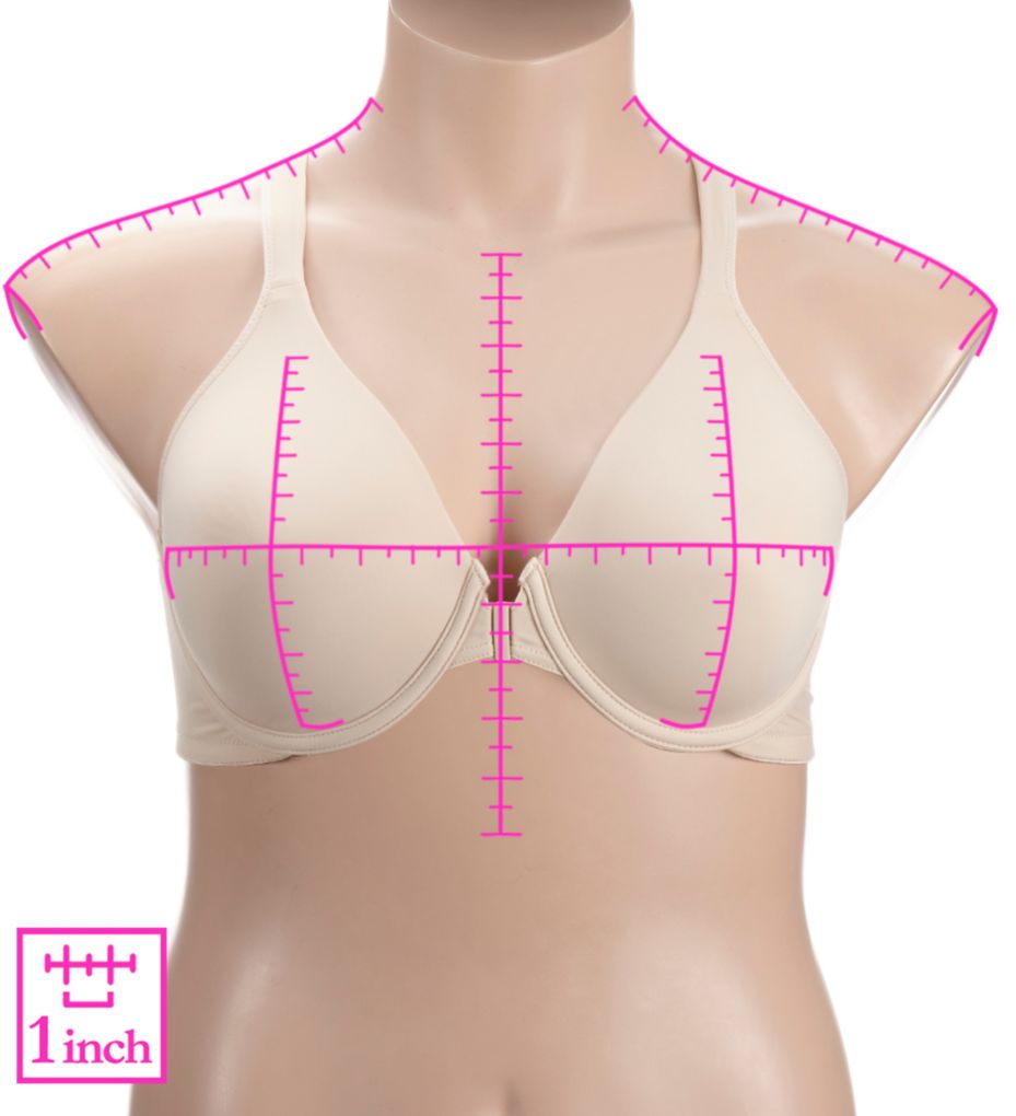 Leading Lady The Brigitte Racerback - Seamless Front-closure Underwire Bra  In Nude, Size: 48a : Target