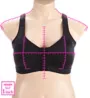 Leading Lady Lillian Front Close Posture Back Wireless Bra 5503 - Image 3