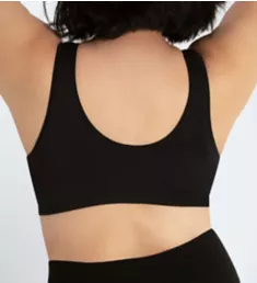 Charlene Crossover Mesh Trim Wireless Bralette