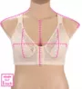 Leading Lady Nora Lace Front Close Posture Back Bra 5530 - Image 3