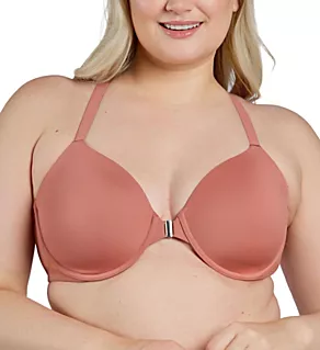 Brigitte Front Close Racerback T-Shirt Bra Canyon Clay 40A